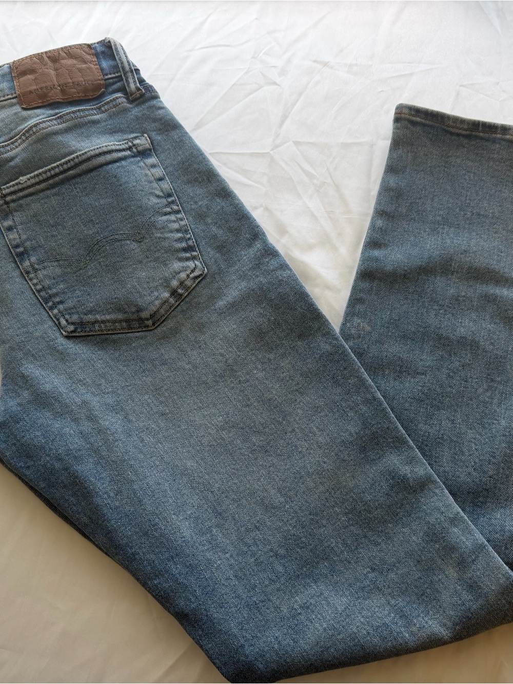 American Eagle Outfitters Men’s Light Blue Straight Jeans
